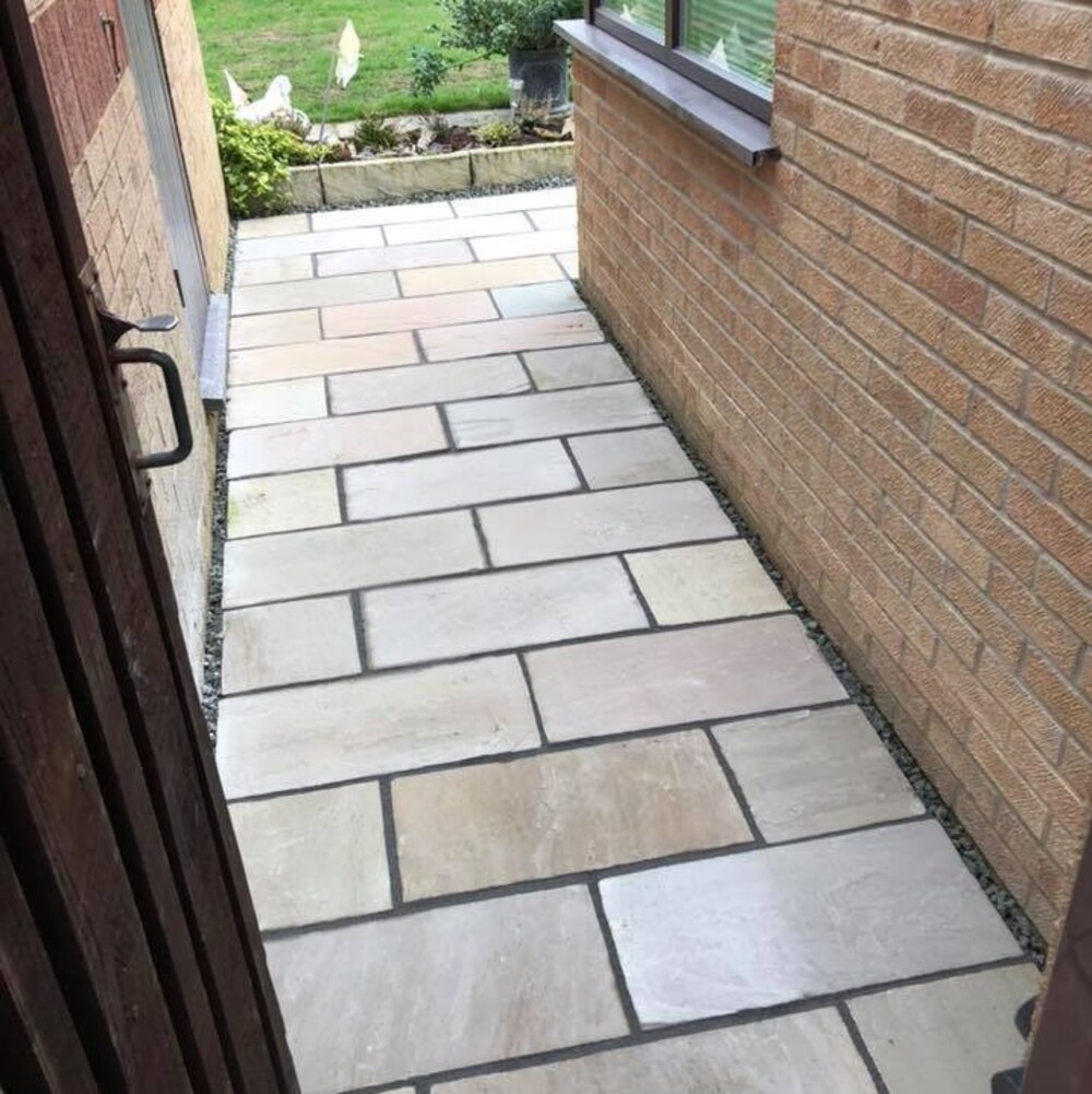 Raj Green  Indian Sandstone - 60cm x 30cm  - Primethorpe Paving - SS Home